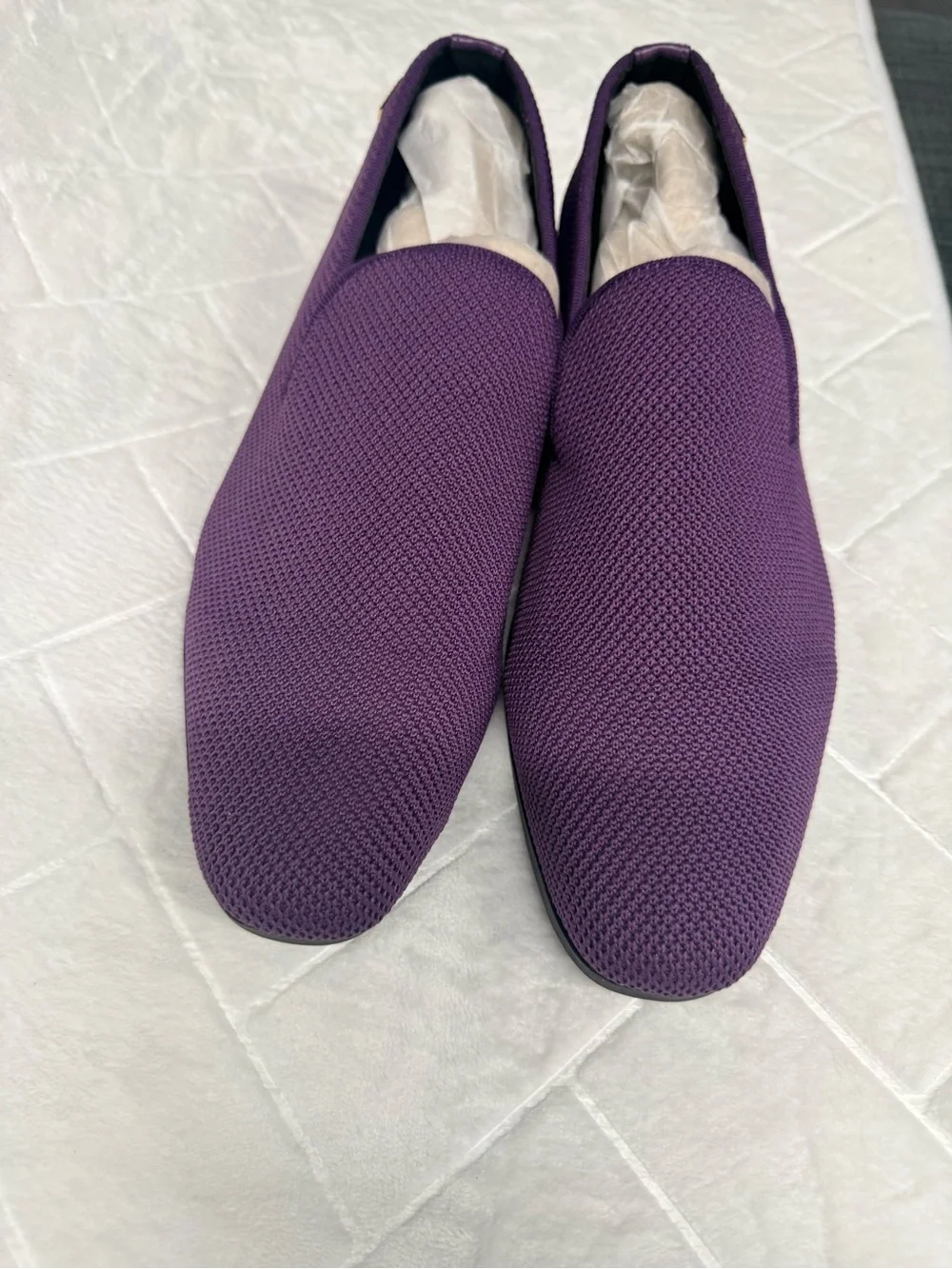 Men's Purple Slip-On Dress Loafers